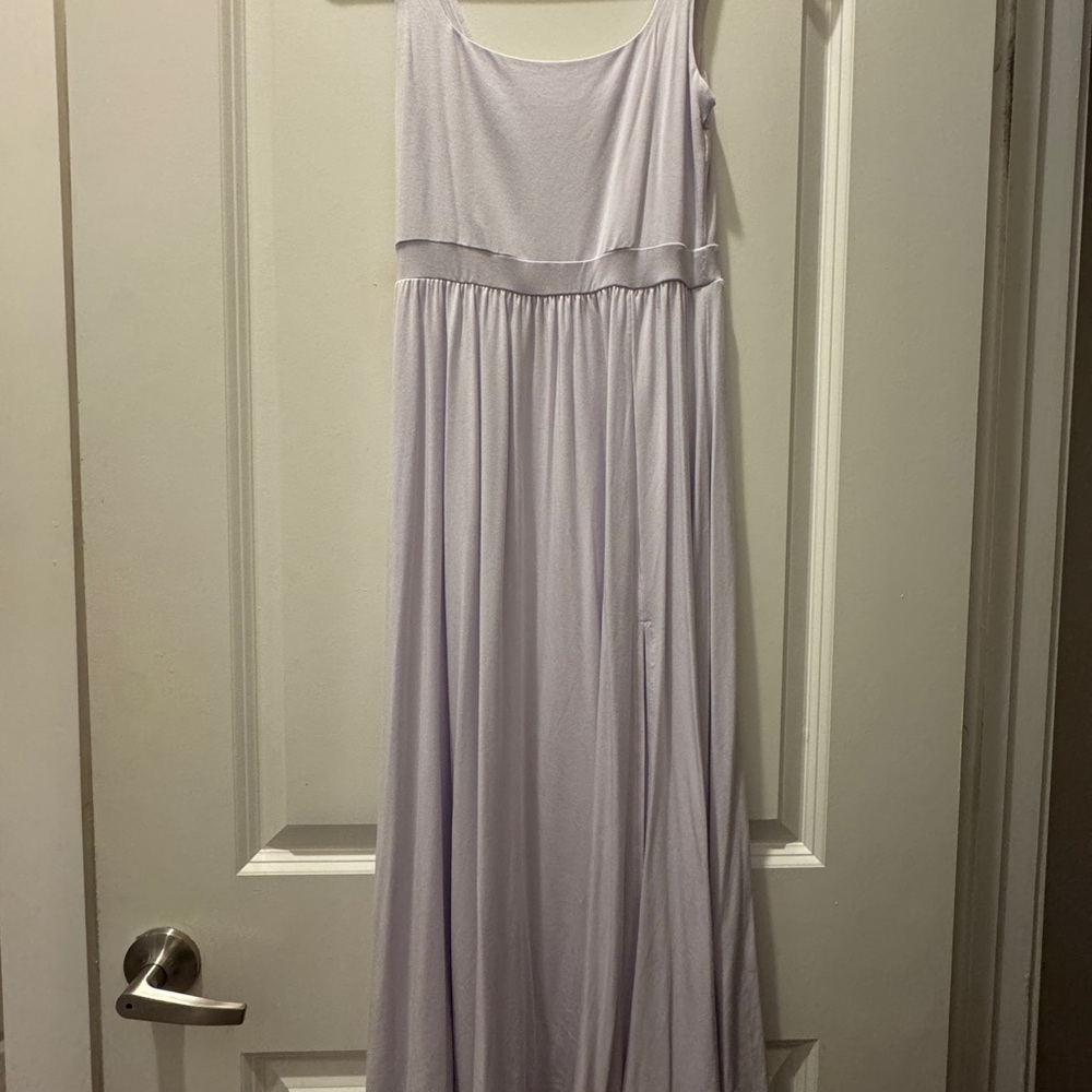 Aritzia Wilfred Light Lavender Split Midi Dress XS Brand New WO Tag